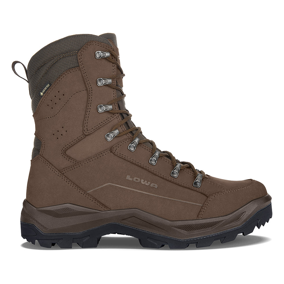 Scarpe Caccia Uomo Lowa Renegade II N GTX Hi TF Marroni Scuro HQDGBO-437